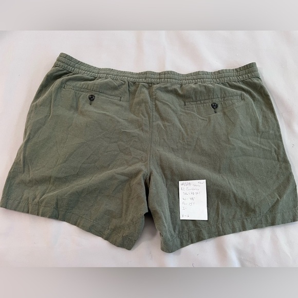 No Boundaries Green Casual Shorts Pull On Elastic Waist Flat Front Size 3XL - Picture 9 of 9